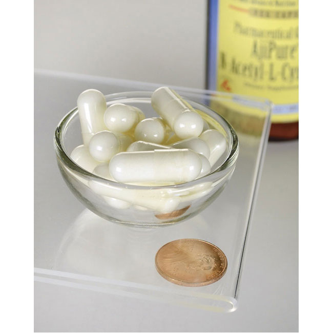 Н-АЦЕТИЛ Л-ЦИСТЕЙН ФАРМАЦЕВТИЧНО КАЧЕСТВО 600 мг 60 веге капсули 60 ...