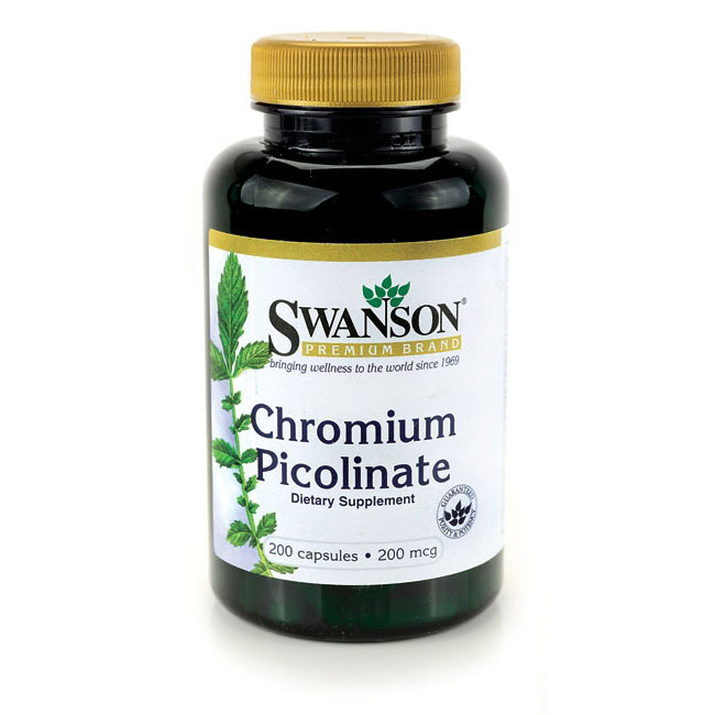 Swansonvitamins.bg Хром Пиколинат 200 капсули 200 мкг