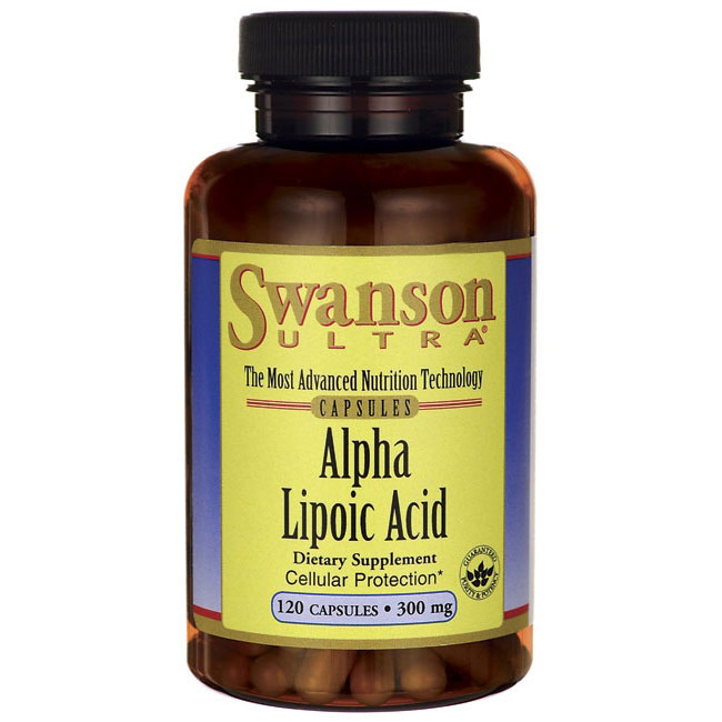 Swansonvitamins.bg Алфа Липоева Киселина 120 капсули 300 мг
