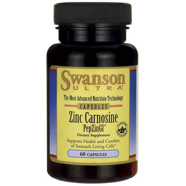 Swansonvitamins.bg Цинков Карнозин 60 капсули 37.5 мг